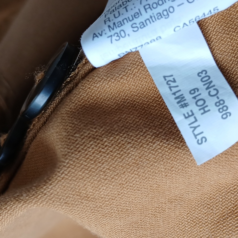 Madewell Northwoods Canvas Jacket Gold Women's XS - Picture 5 of 7